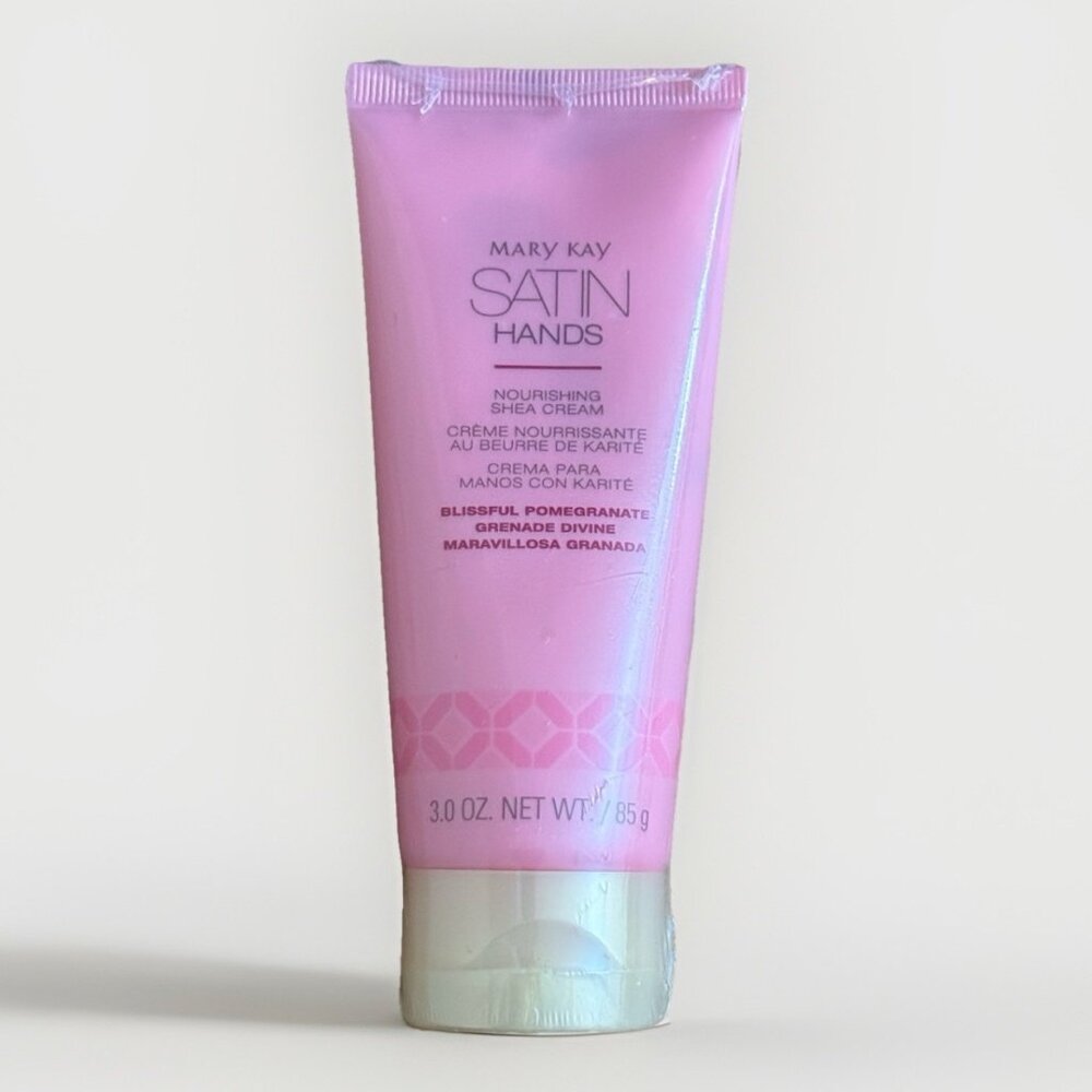 SEALED Mary‎ Kay Satin Hands NOURISHING SHEA HAND CREAM Blissful Pomegranate 3oz